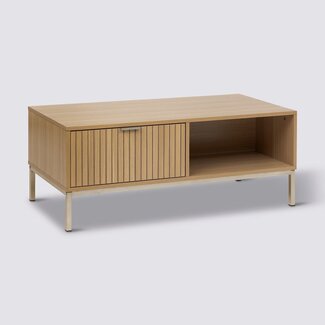 TV Cabinet with 2 Compartments - Natural