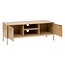 TV cabinet with 4 compartments - L.120 cm - Natural