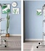 Laundry drying rack - Drying rack - With wheels - Foldable - White
