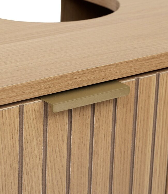 Washbasin cabinet - Panel design - Tasso 28x60x80 cm