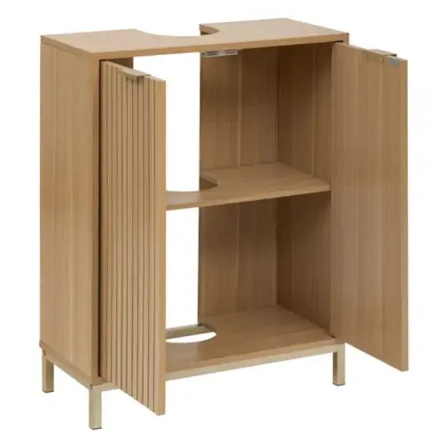 Wastafelonderkast - Paneel Look - Tasso 28x60x80 cm