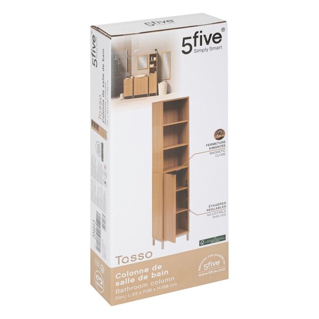 Column cabinet - Panel Design - 33 x 28 x 168 cm - Tasso