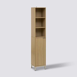  5Five Säulenschrank - Panel-Look - 33 × 28 × 168 cm - Tasso