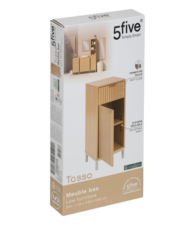 Base cabinet - Panel Look - 33 x 28 x 80 cm - Tasso