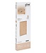 Shoe cabinet - 3 drawers - Panel Look - 24x63x131 cm - Tasso
