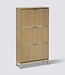 Shoe cabinet - 3 drawers - Panel Look - 24x63x131 cm - Tasso