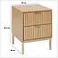 Bedside table with 2 drawers - Panel Look - 40x 40 x 52cm