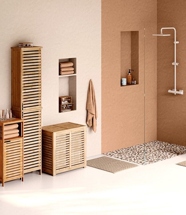 Bamboe Badkamerkast - Kolomkast  -five