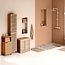 Bamboo Bathroom Cabinet - Column Cabinet - Bookcase -five