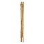 Bamboo Room Divider - White Fabric - 170x135.5x3cm