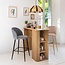 Bartafel in Fineer - 120x60x102cm - Houteffect