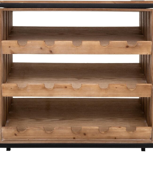 Wijnkast - Barkast - Industrieel - 160x60x30cm - Jochem