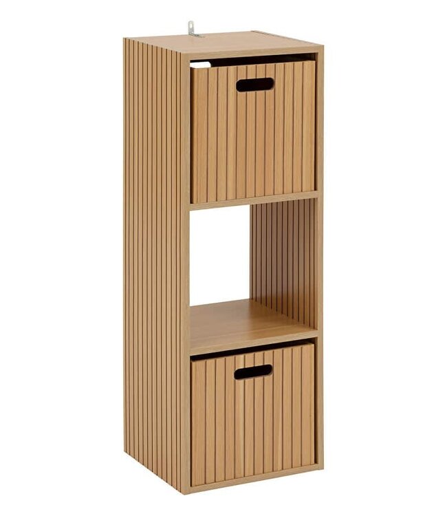 Bookcase - Storage cabinet - 3 compartments - Tasso
