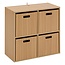 Bookcase - Storage cabinet - 4 compartments - Tasso
