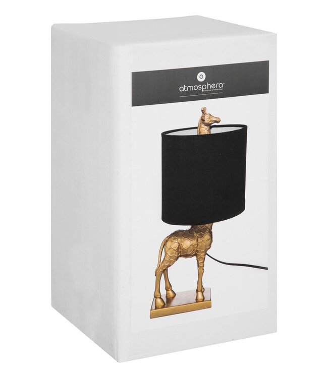 Lamp - Giraf - Goud - 42cm