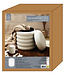 Storage Pouf - Freya - White - D 37 x H 43.5 cm