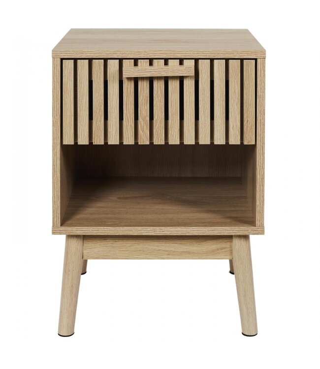 Bedside table with 1 drawer - Klaus - Acoustic panel