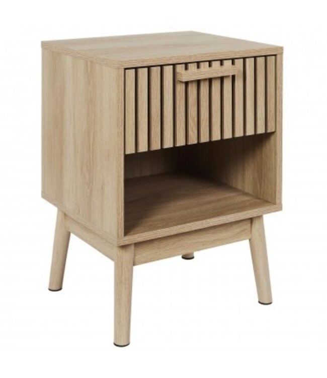 Bedside table with 1 drawer - Klaus - Acoustic panel