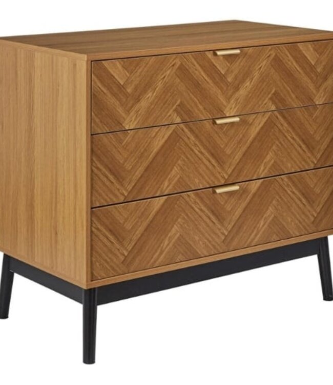 Designer Chest of Drawers 3 Drawers - Felix - 90 cm