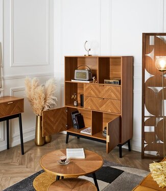 Home Deco Design Bookcase - Felix - 140 cm - Brown