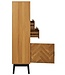 Design Bookcase - Felix - 140 cm - Brown