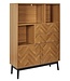 Design Bookcase - Felix - 140 cm - Brown