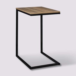  5Five Industrieller Beistelltisch - Dunkles Design - Aliaj