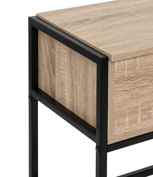 Shoe Storage Bench - Drawers - Industrial