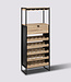 Bar cabinet - Bottle rack - 25 Bottles - Natural - Aliaj