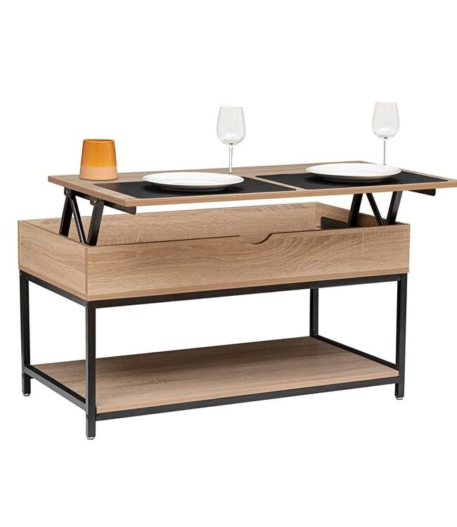 Salontafel met Hefbaar Blad - Aliaj