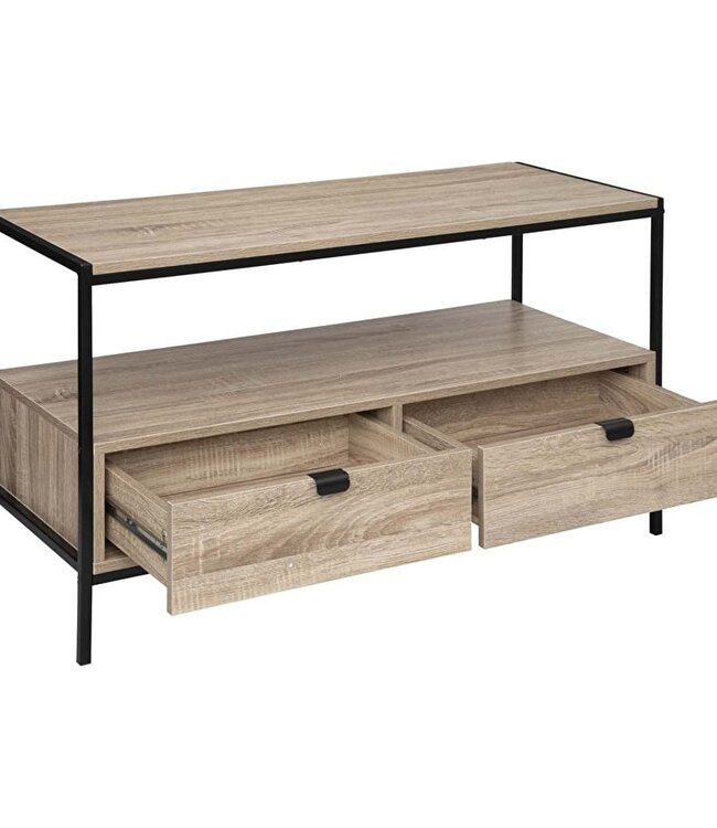 TV-meubel - Natuurlijk Eikeneffect - Aliaj