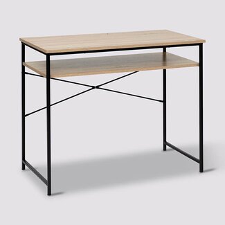 5Five Desk 75x90 cm - Wood effect - Aliaj