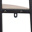 Corner shelf 5 levels 180 cm - Wood effect - Aliaj