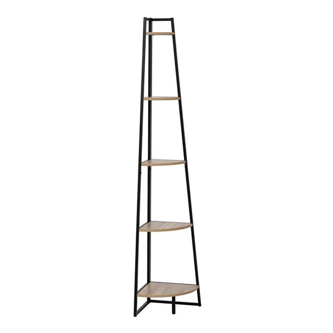Hoekplank 5 Niveaus 180 cm - Houteffect - Aliaj