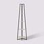  5Five Hoekplank 5 Niveaus 180 cm - Houteffect - Aliaj