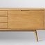 Dressoir 1 Deur "Digha" - Eiken - 160x72 cm