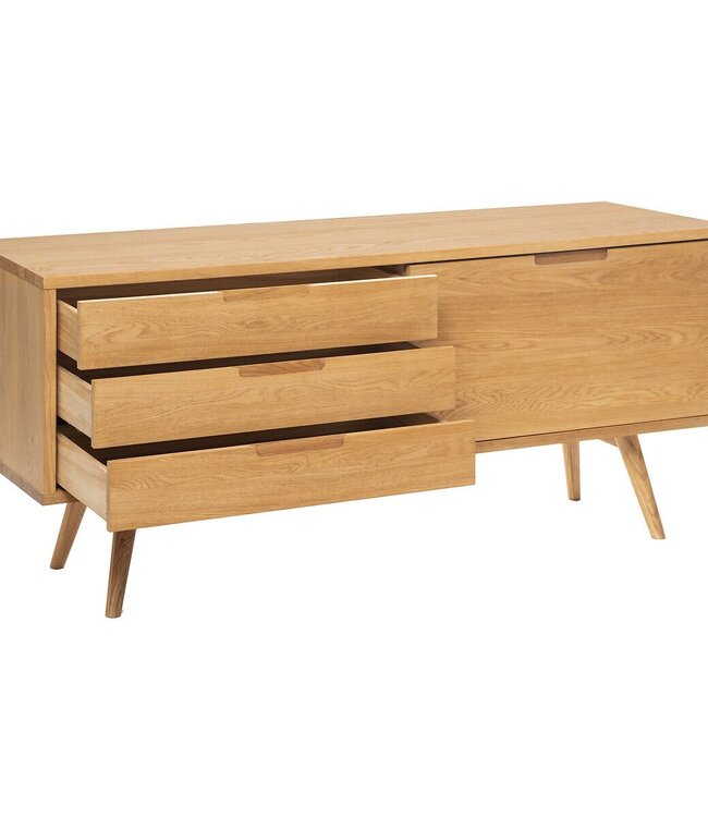 Dressoir 1 Deur "Digha" - Eiken - 160x72 cm