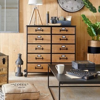 Atmosphera Double Chest of Drawers with 10 Drawers - Baris