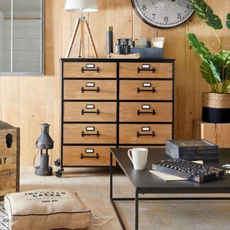 Atmosphera Double Sideboard with 10 Drawers - Baris