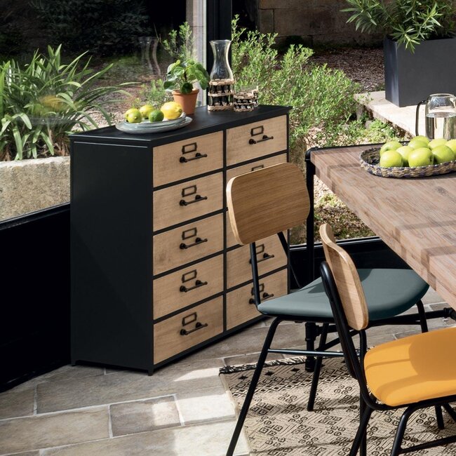 Double Sideboard with 10 Drawers - Baris
