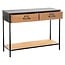 Atmosphera Konsole 2 Schubladen - Baris - Schwarz - L. 112 cm