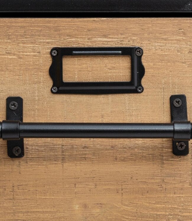 Ladekast - Chiffoniere - Zwart - Baris - 5 Laden