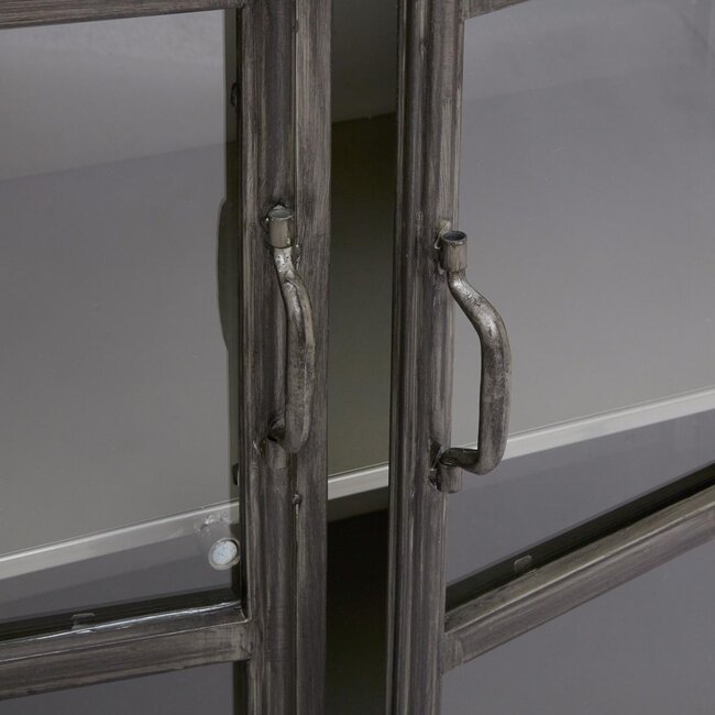 Dressoir met 2 Deuren  - Broc - Grijs - 102x101 cm