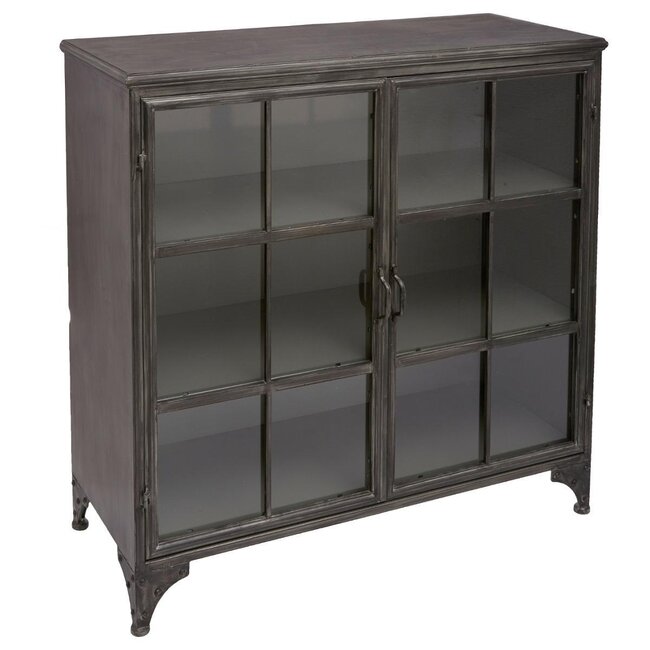 Sideboard with 2 doors - Broc - Grey - 102x101 cm