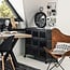 Atmosphera Chest of drawers - Chiffoniere - Black Metal, 9 Drawers - Broc