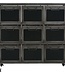 Ladekast - Chiffoniere - Zwart Metaal, 9 Lades - Broc
