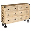 Atmosphera Sideboard für 6 Schubladen - Silas - Mangoholz - 150 × 40 cm