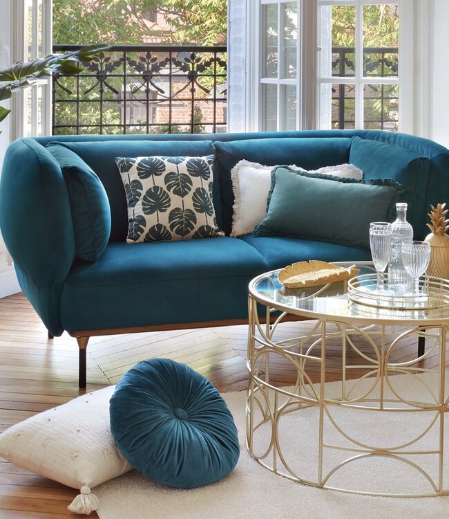 Sofa - Isée – 2-seater - mouse grey - contemporary design