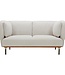 Sofa - Isée – 2-seater - mouse grey - contemporary design