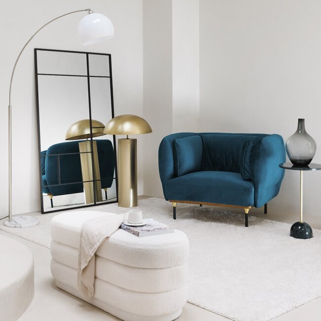 Fauteuil - Isée - muisgrijs - eigentijds design